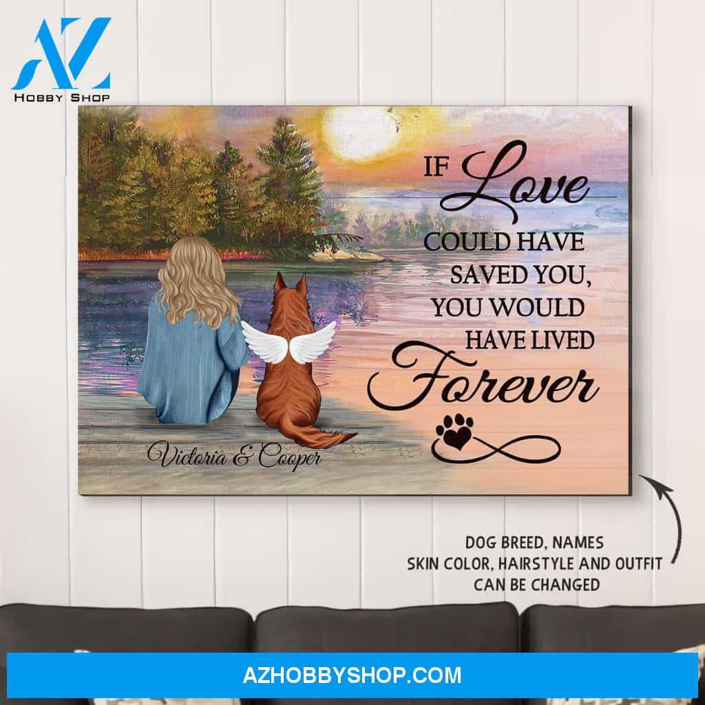 If Love Could Have Saved You - Personalized Custom Matte Canvas