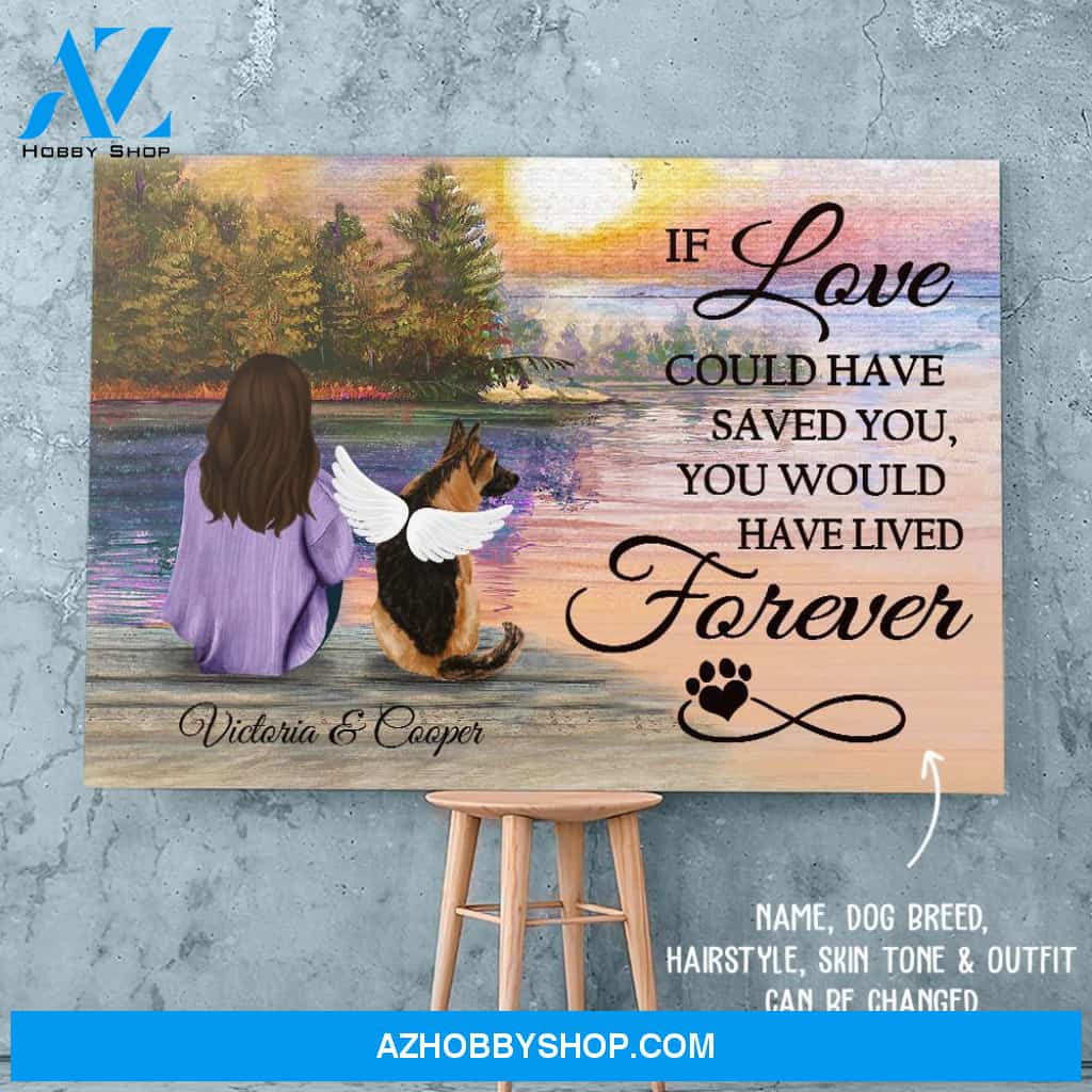 If Love Could Have Saved You - Personalized Custom Matte Canvas