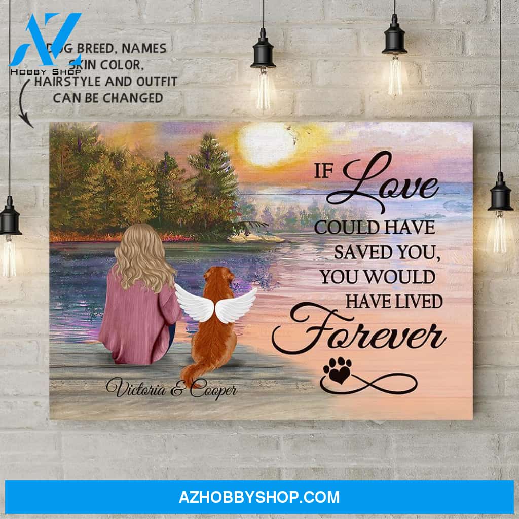 If Love Could Have Saved You - Personalized Custom Matte Canvas