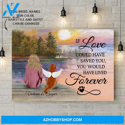 If Love Could Have Saved You - Personalized Custom Matte Canvas