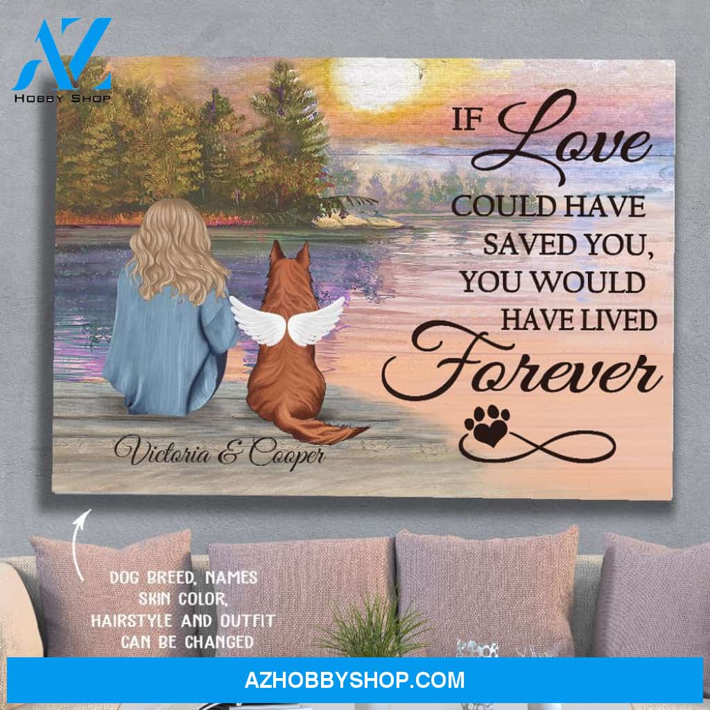 If Love Could Have Saved You - Personalized Custom Matte Canvas