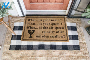 If We Don't Answer Tennis Coir Pattern All Over Printing Doormat | Welcome Mat | House Warming Gift