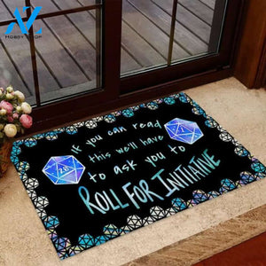 If You Can Read This D&D Doormat | Welcome Mat | House Warming Gift