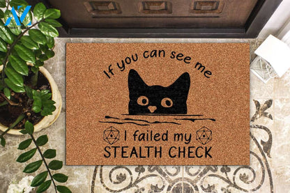 If You Can See Me Cat Doormat | Welcome Mat | House Warming Gift