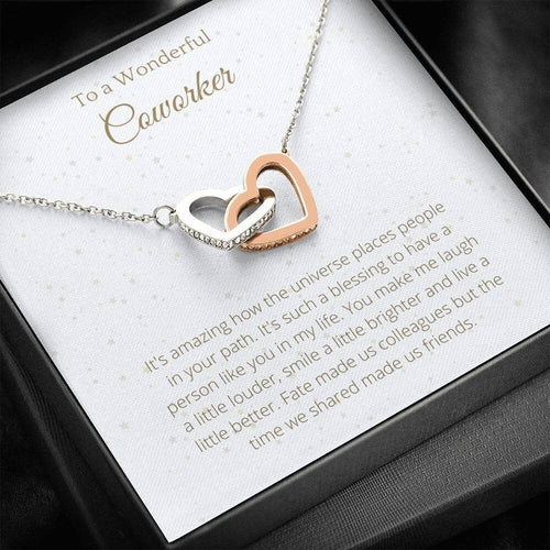 Coworker Gift Interlocking Hearts, To a Wonderful Coworker 102