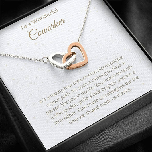 Coworker Gift Interlocking Hearts, To a Wonderful Coworker 102