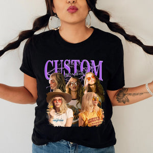 Custom Your Own Bootleg Shirt, Custom Bootleg Rap Shirt, Retro Vintage Bootleg Shirt, Personalized Shirt, Custom Photo Shirt