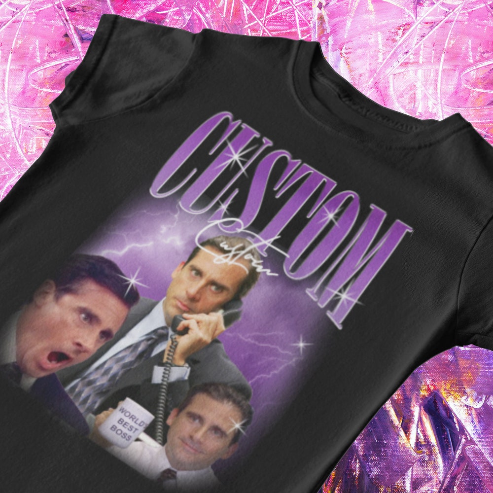 Custom Vintage Y2K T-Shirt, Custom Bootleg Rap TShirt, Vintage 90s tshirt, Y2K Clothing, Personalised Rap, Custom Photo tee, Christmas gift