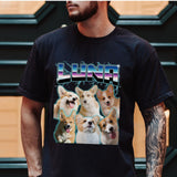Custom Dog Bootleg Rap Tee, Custom Bootleg Shirts, Custom Pet Photo, Vintage Graphic 90s Tshirt, Custom Photo Shirt, Insert Your Design
