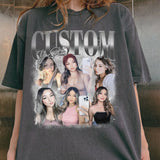 Custom Your Own Bootleg Shirt, Custom Bootleg Rap Tee,Custom Your Photo,Custom Girlfriend Shirt,Custom Boyfriend Graphic Tee