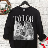 Custom Sweatshirt Personalized Name and PhotoY2K Bootleg Rap Tee shirt Hoodie Funny Boyfriend Shirt Girlfriend shirt, Tiktok Custom Tee