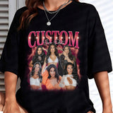Custom Bootleg Rap Tee, Vintage Graphic 90s Tshirt, Custom Your Own Bootleg Vintage Retro Shirt Gift Ideas Men Women, Happy Valentine's Day
