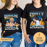 Custom Bootleg Rap Tee,Bootleg Bachelorette T-Shirt,Personalized Bottleg Bride Tshirt,Vintage Graphic 90s Tshirt,Custom Photo Shirt,Group