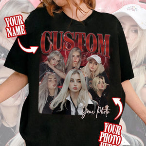 Retro Custom Bootleg Rap Tee, Custom Your Own Bootleg Tee, Custom Bootleg, Custom Your Photo, Insert Your Design, Vintage Graphic 90s Tshirt