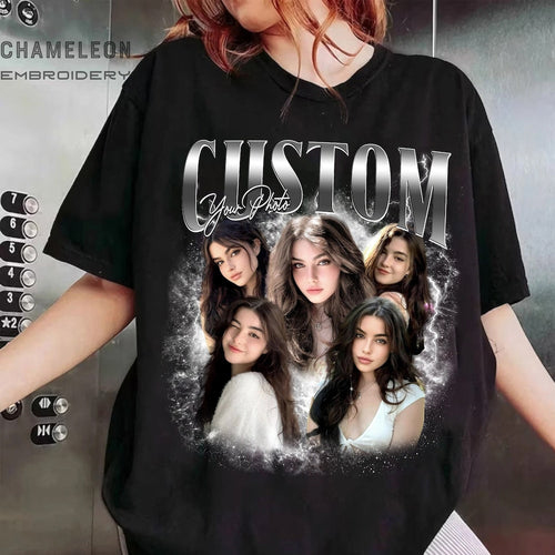 90s Vintage Bootleg Custom Your Own Bootleg Vintage Retro Shirt, Custom Face Shirt, Custom Photo Shirt, Custom Girlfriend Shirt