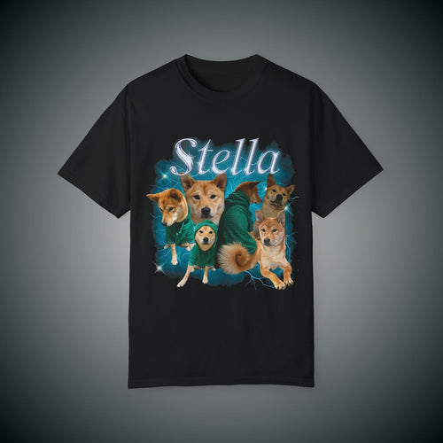 Custom Bootleg Tee | Retro Custom Bootleg Rap Tee | Custom Bootleg Hip Hop Tee | Pet Photo T-shirt | Vintage Graphic 90s Showcase Tshirt
