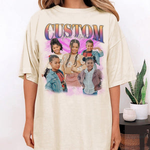Custom Bootleg Rap Tee, Vintage Custom Funny Rap Shirt, Custom Photo Vintage T Shirts, Youth Tee, Custom Image Tee