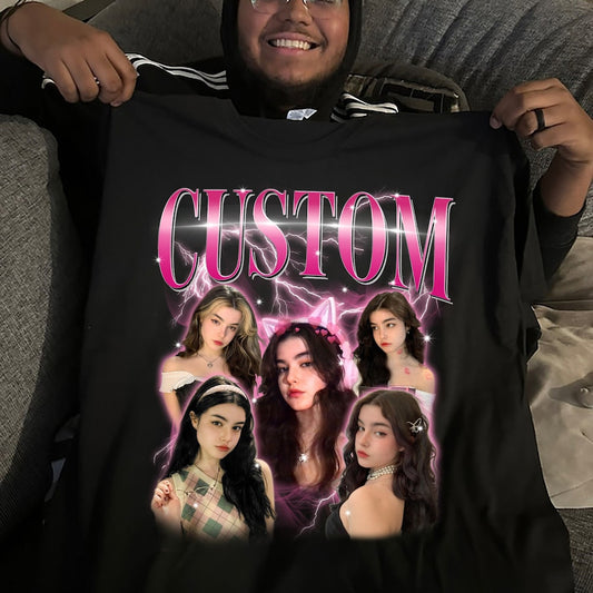 Custom Bootleg Rap Tee, Custom Photo - Vintage Graphic 90s Tshirt, Custom Photo Shirt, CUSTOM Your Own Bootleg Idea Here, Insert Your Design