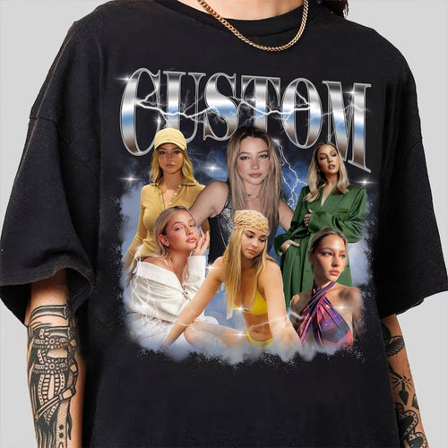Custom Bootleg Rap Tee, Retro Custom Your Own Rap Tee, Custom Bootleg, Custom Your Photo, Vintage Graphic 90s Tshirt, Insert Your Design