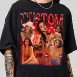 Custom Bootleg Rap Tee, Retro Custom Your Own Rap Tee, Custom Bootleg, Custom Your Photo, Vintage Graphic 90s Tshirt, Insert Your Design