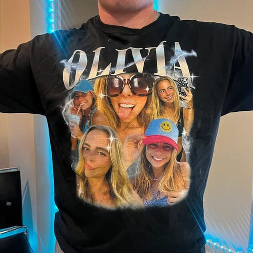 90s Vintage Bootleg Shirt, Custom Bootleg Rap Tee, Custom Face Shirt, Custom Valentine Shirt, Custom Photo Shirt, Custom Girlfriend Shirt