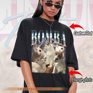 CUSTOM Pet Rap Shirt, Custom Your Own Bootleg Vintage T Shirts,Vintage 90s Rap T Shirts,Bootleg Rap Tee, Insert Your Design,Custom Dog Shirt