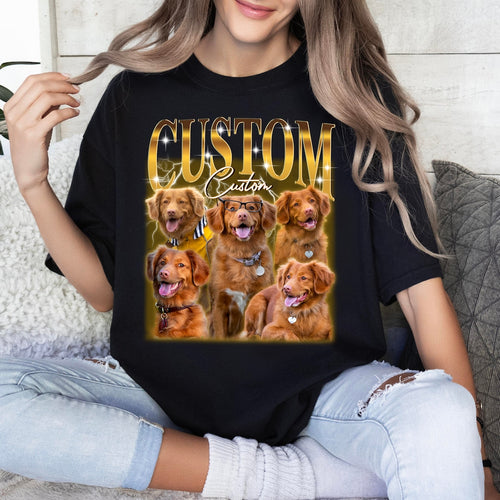 Custom Bootleg Rap Pet Shirt, Custom Dog Bootleg Shirt, Custom Dog Shirt, Personalized Dog Bootleg Shirt, Custom Dog's Version, Dog Shirt