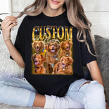 Custom Bootleg Rap Pet Shirt, Custom Dog Bootleg Shirt, Custom Dog Shirt, Personalized Dog Bootleg Shirt, Custom Dog's Version, Dog Shirt