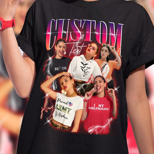Custom Bootleg Rap Tee, Custom Shirt, Custom Photo Shirt, CUSTOM Your Own Bootleg Idea Here, Insert Your Design,y2k,y2k tee,