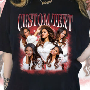 Custom Your Own Bootleg Tee, Retro Custom Bootleg Rap Tee, Custom Bootleg, Custom Your Photo, Insert Your Design, Vintage Graphic 90s Tshirt
