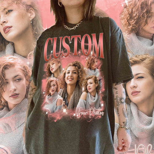 90s Vintage Bootleg Shirt, Custom Bootleg Rap Tee, Custom Face Shirt, Custom Valentine Shirt, Custom Photo Shirt, Custom Girlfriend Shirt