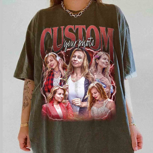 Custom Bootleg Rap Tee, Vintage Custom Funny Rap Shirt, Custom Photo Vintage T Shirts, Insert Your Design