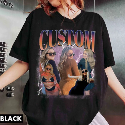 Custom Bootleg Rap Tee, Vintage Custom Funny Rap Shirt, Custom Photo Vintage T Shirts, Insert Your Design, Custom Girlfriend Shirt
