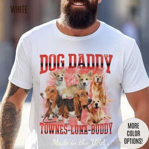 Retro Custom Bootleg Dog Daddy Shirt, Retro Custom Bootleg Rap Tee Dog, Custom Rap Tee Cat Lover, Vintage Graphic 90s Tshirt, Dog dad, T1415