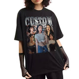 Custom Your Own Bootleg Tee, Retro Custom Bootleg Rap Tee, Custom Bootleg, Custom Your Photo, Insert Your Design, Vintage Graphic 90s Tshirt