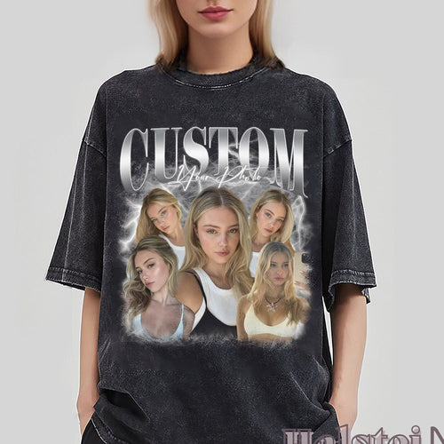 90s Vintage Bootleg Shirt, Custom Face Shirt, Custom Bootleg shirt, Custom Photo Shirt, custom vintage t shirt, Custom Girlfriend Shirt