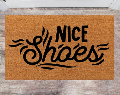 Nice Shoes Custom Cute Doormat Family Name Rug Monogram Rug Closing Gift Funny Doormat Porch Decor