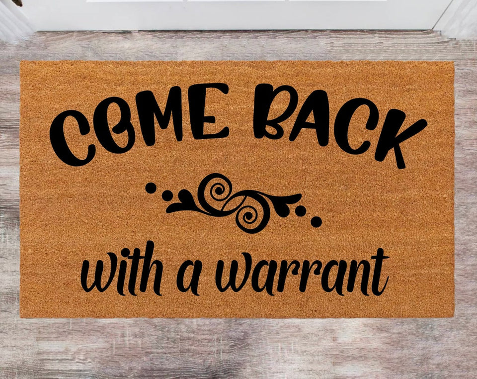 Doormat New Home Owner Monogram Rug Closing Gift Funny Doormat HouseWarming Gift Pet Lover