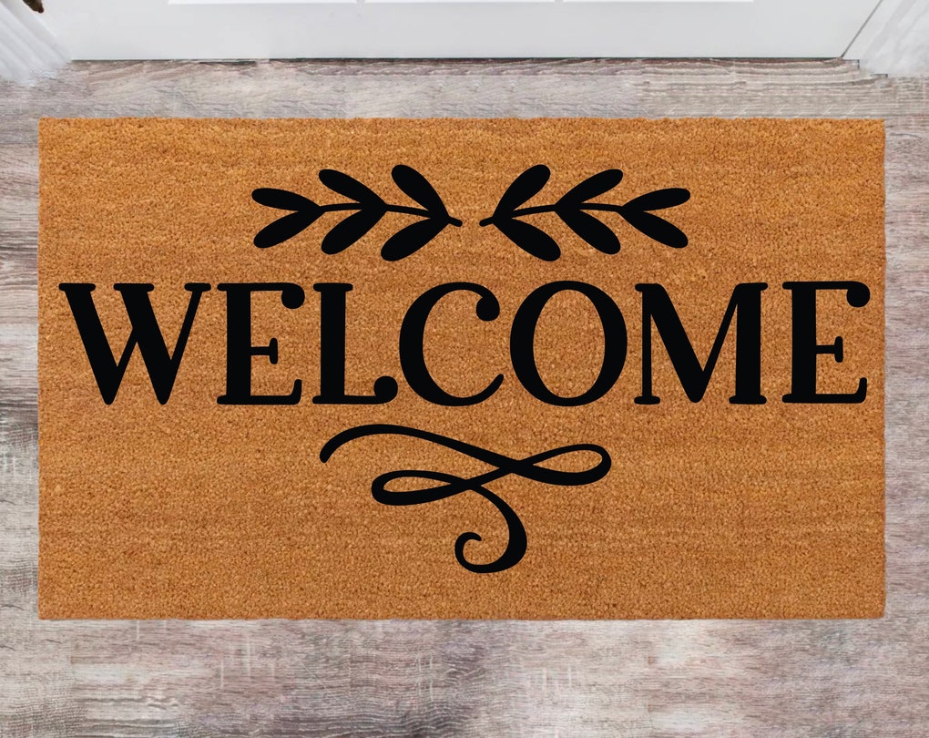 Welcome Doormats Family Name Rug Monogram Rug Closing Gift Funny Doormat House Warming Gift Porch Decor