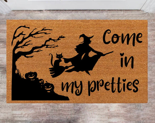 Come In My Pretties Funny Custom Doormats Cute Dog Doormat Wedding Gift Welcome Doormats Closing Gift