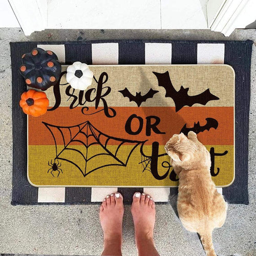 Trick Or Treat Halloween Doormat | Best Outdoor Halloween Decoration