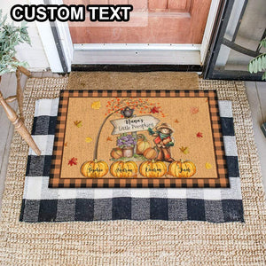 Nana's Little Pumpkins Doormat, Personalized Doormat, Fall Doormat, Pumpkins Name Doormat, Thanksgiving Doormat, Gift for Grandma Nana Gigi