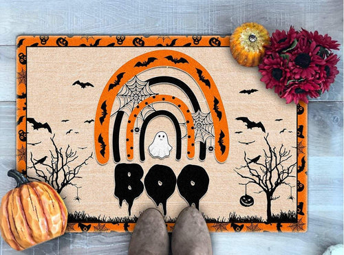 Ghost Boo Halloween Doormat | Best Outdoor Halloween Decoration