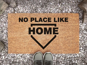No Place Like Home - Home Plate Baseball - Gift for Sports Lovers - Baseball Family