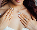 To Mother of the Bride Necklace Thank you for entrusting me with piece of your heart Wedding Gift Alluring Beauty Necklace LX334C