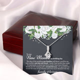 Sentimental Mother In Law Wedding Gift From Bride, Mother of the Groom Necklace, Future Mother in Law Wedding Gift, Gift For Mother-In-Law, Alluring Beauty Necklace