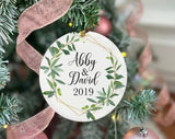 Customizable Ornament, Couple Ornament, Personalized Christmas Ornament, Wedding Gifts For Couple, Christmas Gift For Him, Christmas Decor