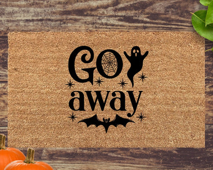 Go Away Doormat Halloween Doormat Funny Doormat Halloween Decor Spooky Doormat Housewarming Gift New Home Gift