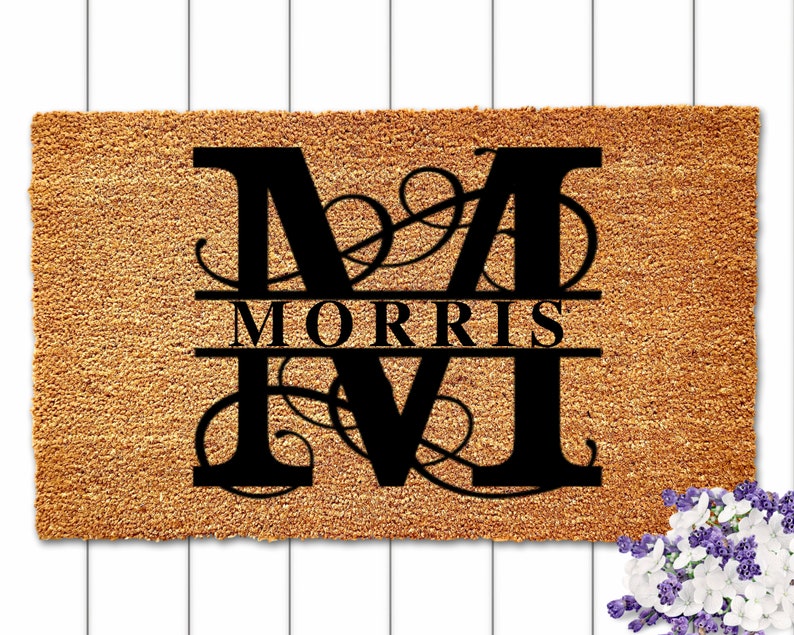 Housewarming Gift Wedding Gift Custom Doormat Personalized Doormat Closing Gift Welcome Doormat Front Door Mat