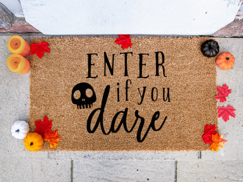 Halloween Doormat - Funny Doormat - Welcome Mat - Housewarming Gift - Halloween Decor - Porch Decor - Fall Decor -